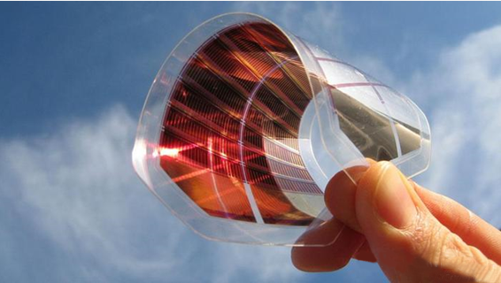 solar flim end clamp cell
