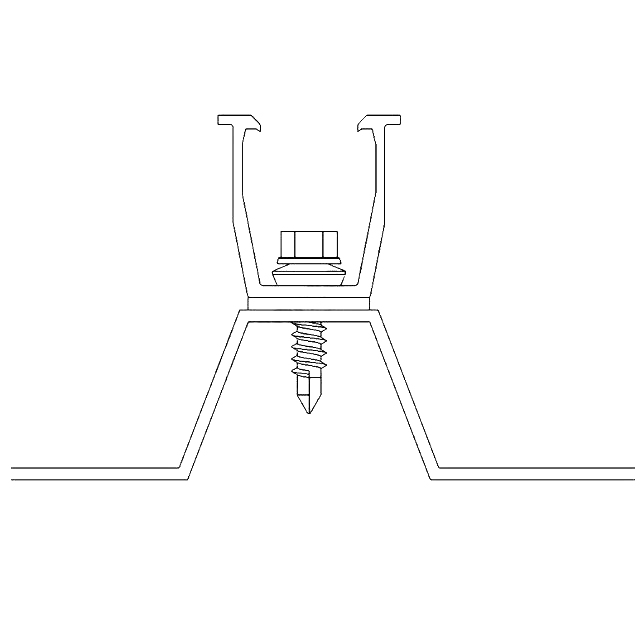 Solar Aluminum Rail drawing