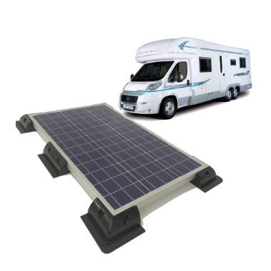Solar ABS caravan roof mounting structure