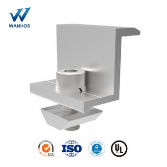 Solar roof End Clamp