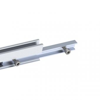 Solar panel rail connector