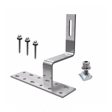 Solar tile ceramic roof hook
