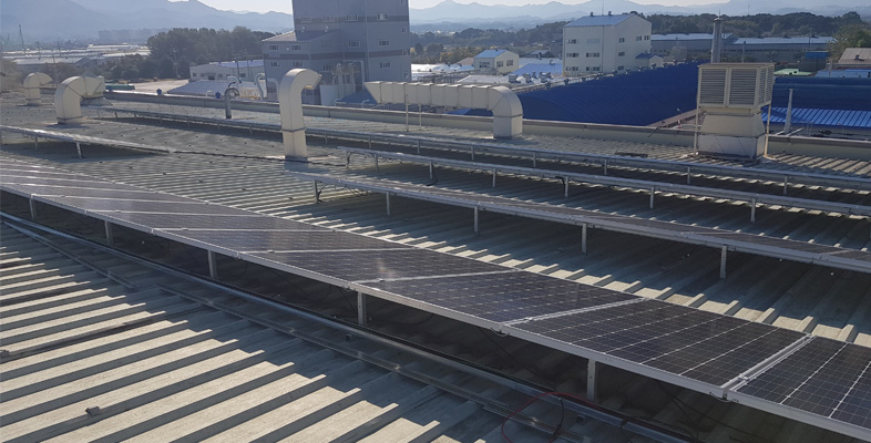 2MW Rooftop solar Project in Korea
