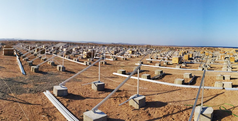 8MW Ground Solar Project in Dubai