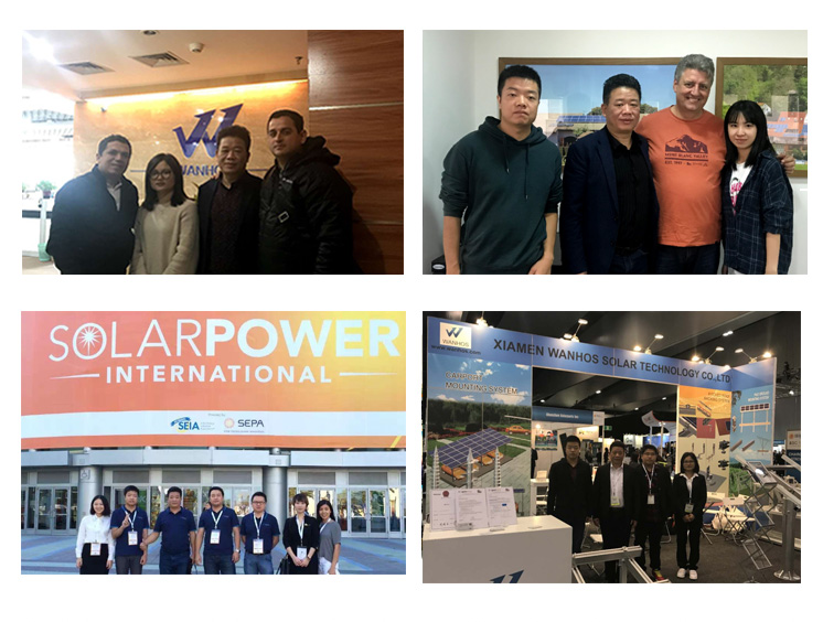 Customers come to Solargyroof solar to inspect, visit and cooperate